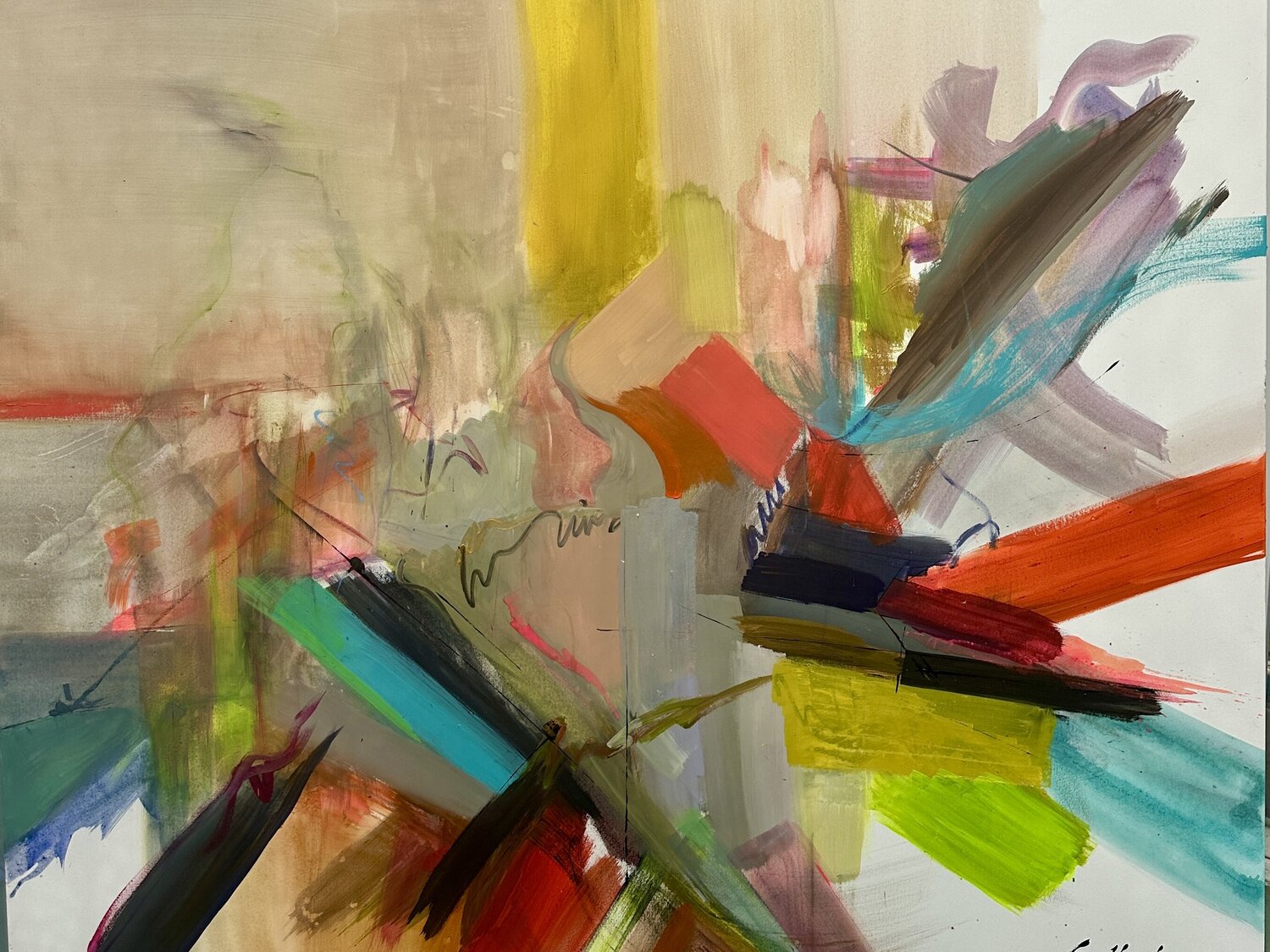 THIS FEELING Gisela Gaffoglio Original painting for sale