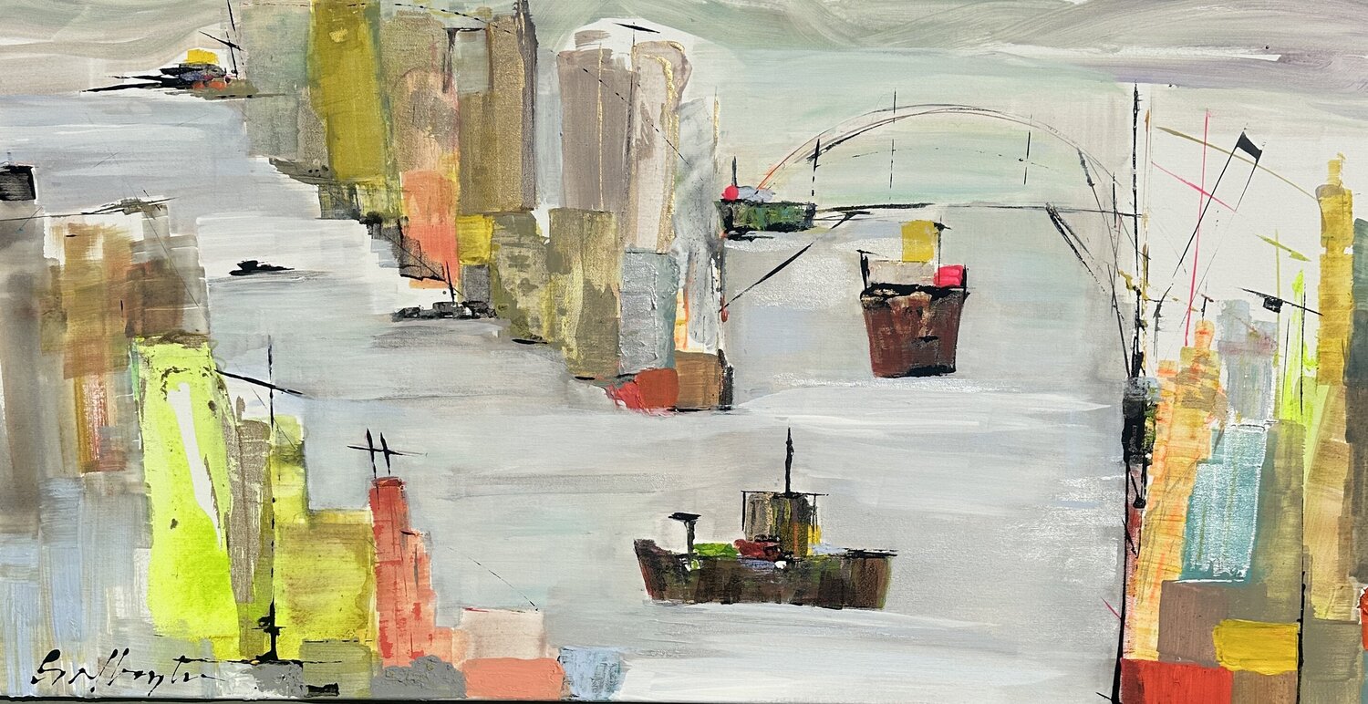 DONDE DUERME EL RUMOR Gisela Gaffoglio Original painting for sale