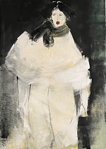 Woman by Marie Rouach, Painting for Sale on Select