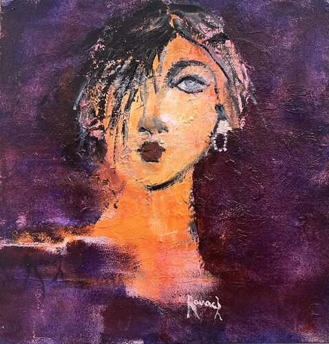 Portrait of a woman by Marie Rouach, Painting for Sale on Select