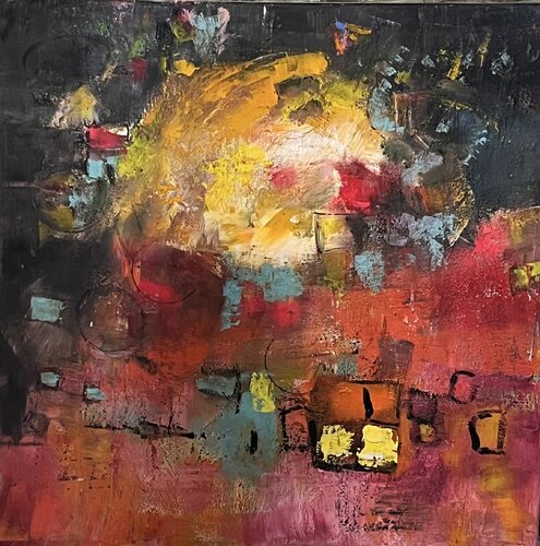 Éclats d’éternité by Marie Rouach, Painting for Sale on Select