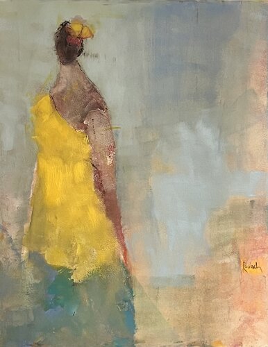 Personnage by Marie Rouach, Painting for Sale on Select
