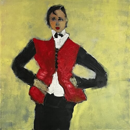 The waitress by Marie Rouach, Painting for Sale on Select