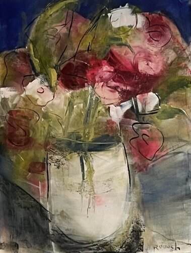 Vase by Marie Rouach, Painting for Sale on Select