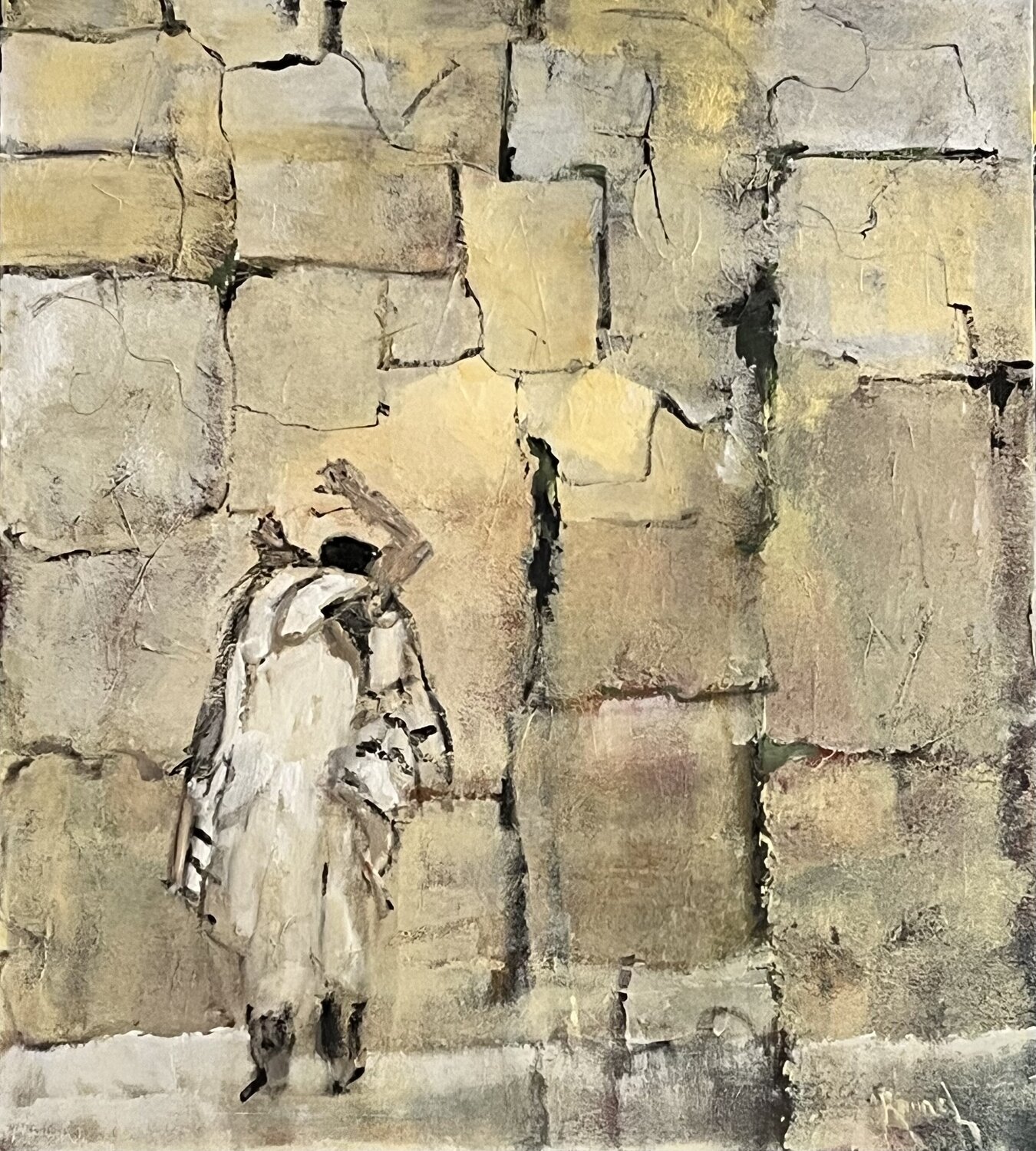 Kotel Marie Rouach Original painting for sale