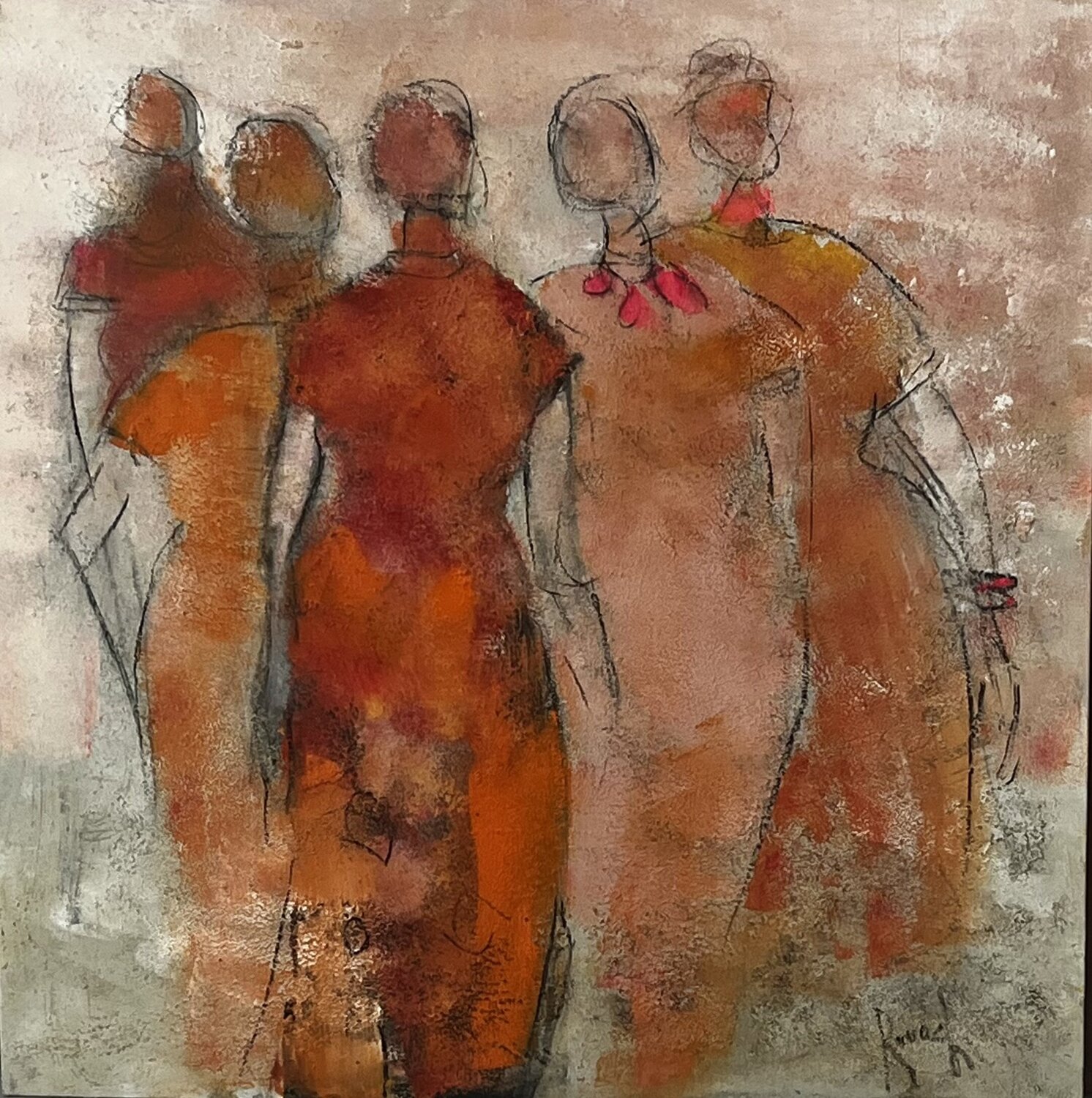 My women Marie Rouach Original painting for sale