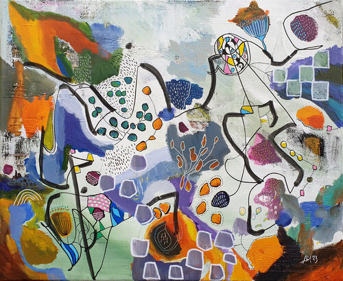 Jam Session by Philippe Abril, Painting for Sale on Select