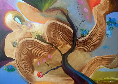 Paysage Musique by Philippe Abril, Painting for Sale on Select