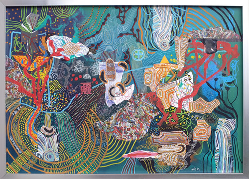 Energie des couleurs by Philippe Abril, Painting for Sale on Select