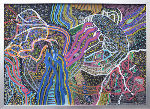 Hypnotiques danseurs by Philippe Abril, Painting for Sale on Select