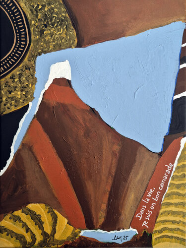 Dans la vie, je suis bon camarade by Philippe Abril, Painting for Sale on Select