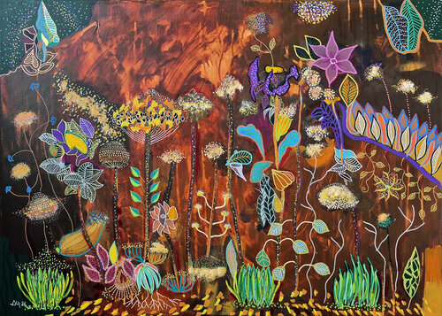 Jardin pepétuel by Philippe Abril, Painting for Sale on Select