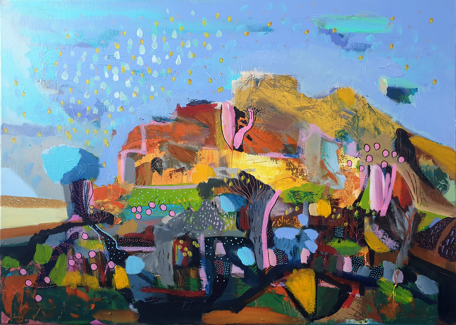 Soleil de septembre Philippe Abril Original painting for sale
