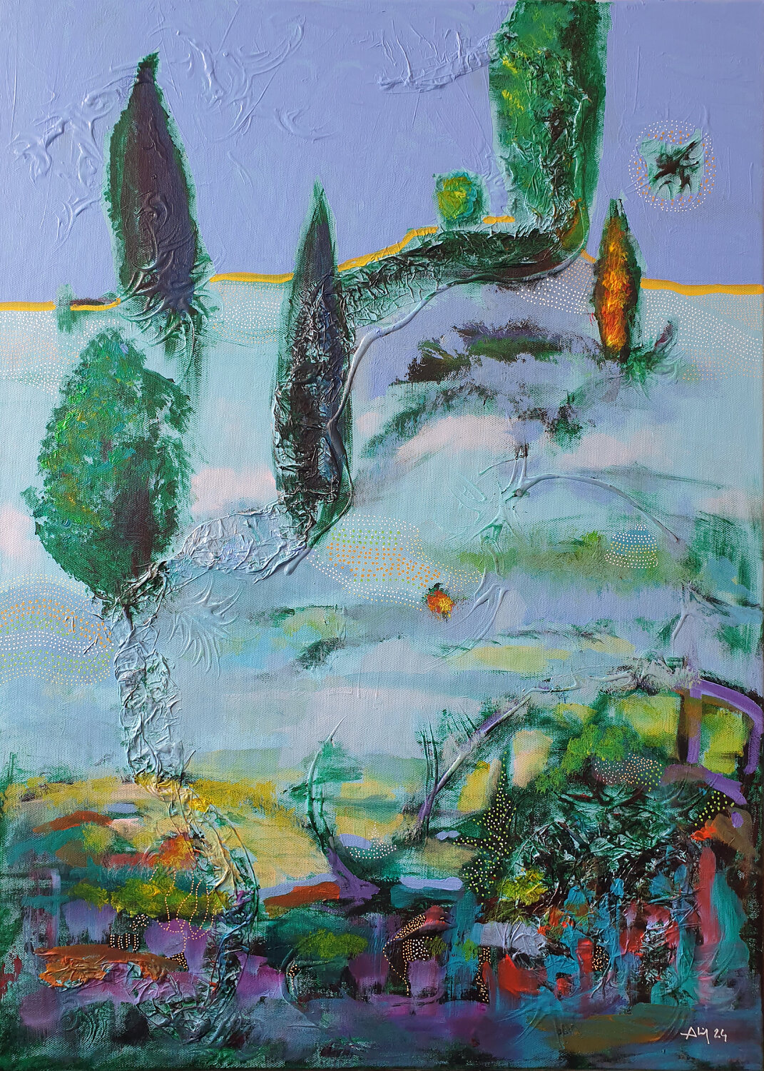 Matin Philippe Abril Original painting for sale
