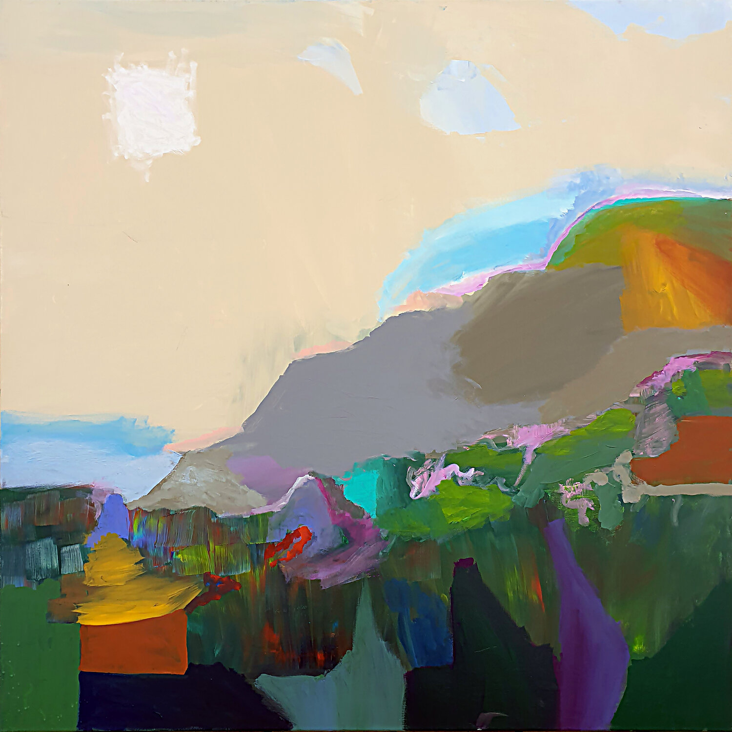 De la vallée Philippe Abril Original painting for sale