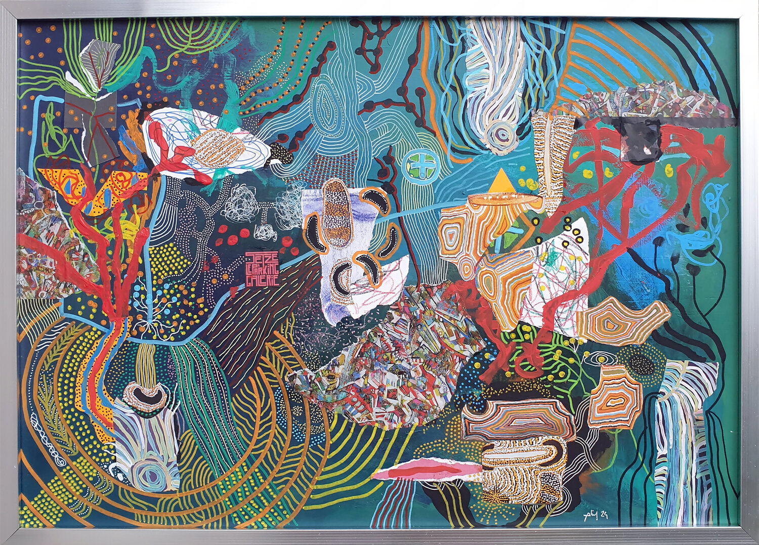 Energie des couleurs Philippe Abril Original painting for sale