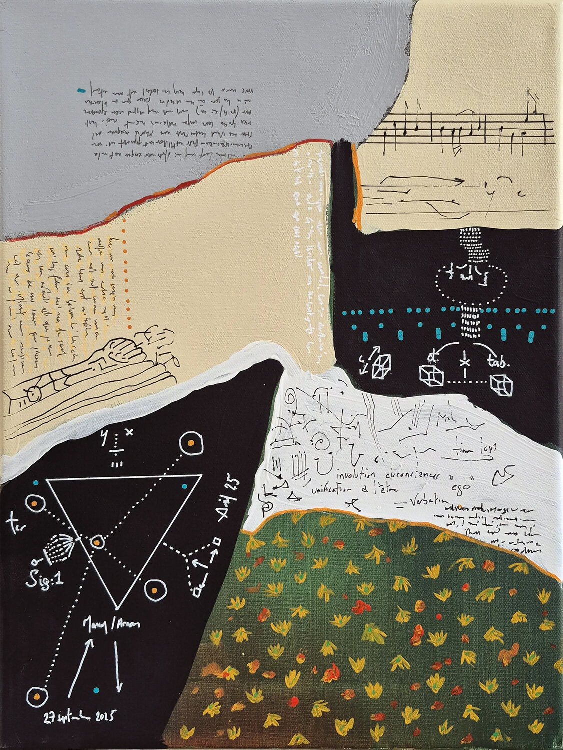 Bloc-Notes Philippe Abril Original painting for sale