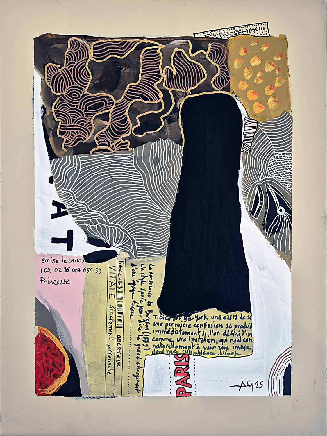 Princesse Philippe Abril Original painting for sale