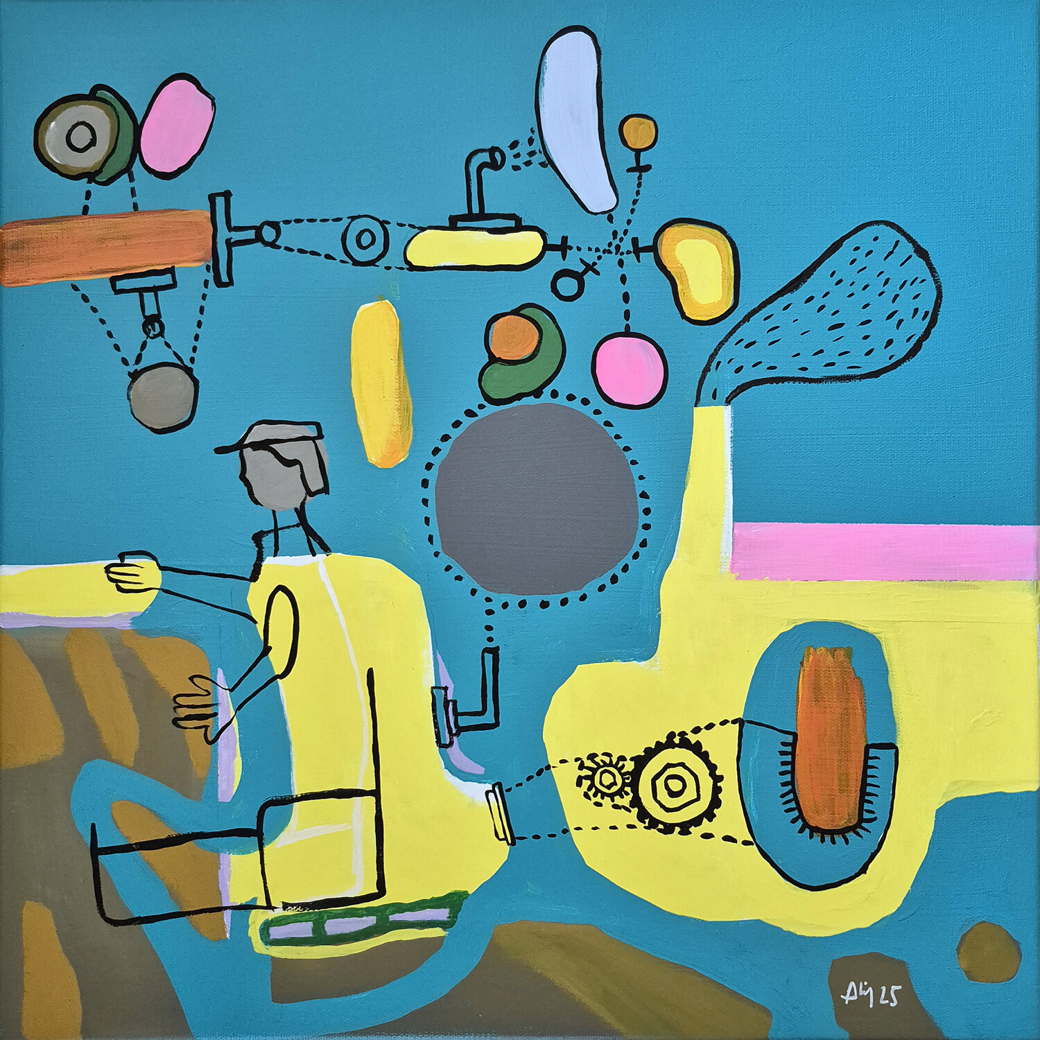 Les temps anciens Philippe Abril Original painting for sale