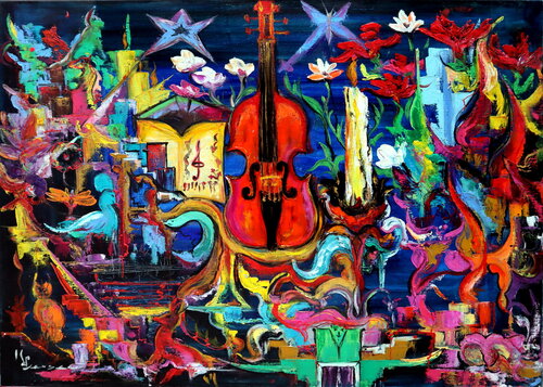 Concerto by Kspersee, Painting for Sale on Select