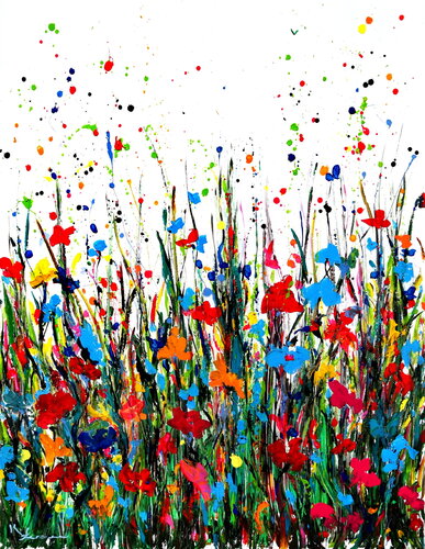 Jardin coloré by Kspersee, Painting for Sale on Select