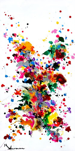Fleurs dansantes avec joie by Kspersee, Painting for Sale on Select