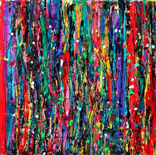 Pluie des fleurs by Kspersee, Painting for Sale on Select