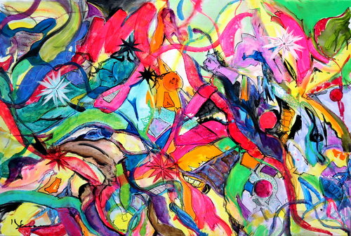 Colorful world by Kspersee, Painting for Sale on Select
