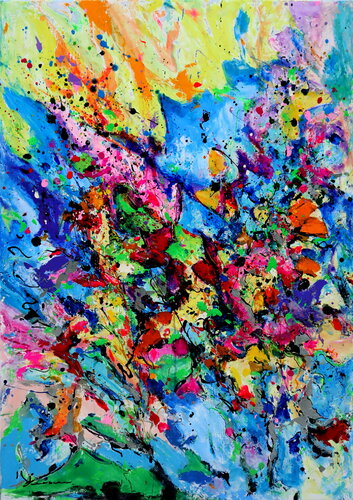 Joyful world by Kspersee, Painting for Sale on Select