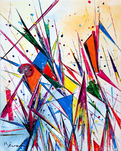 Géométrie colorée by Kspersee, Painting for Sale on Select