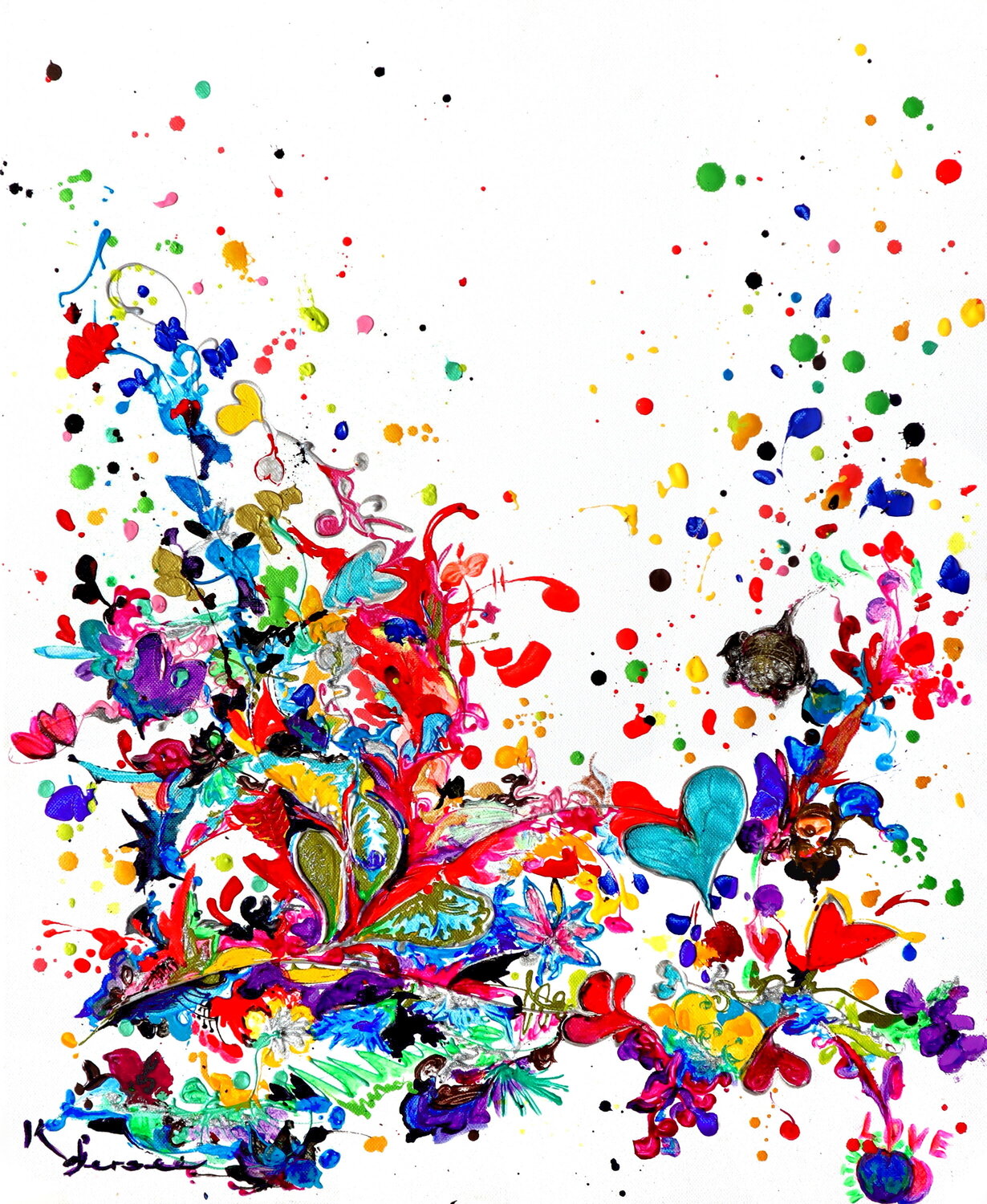 Amour de la nature Kspersee Original painting for sale