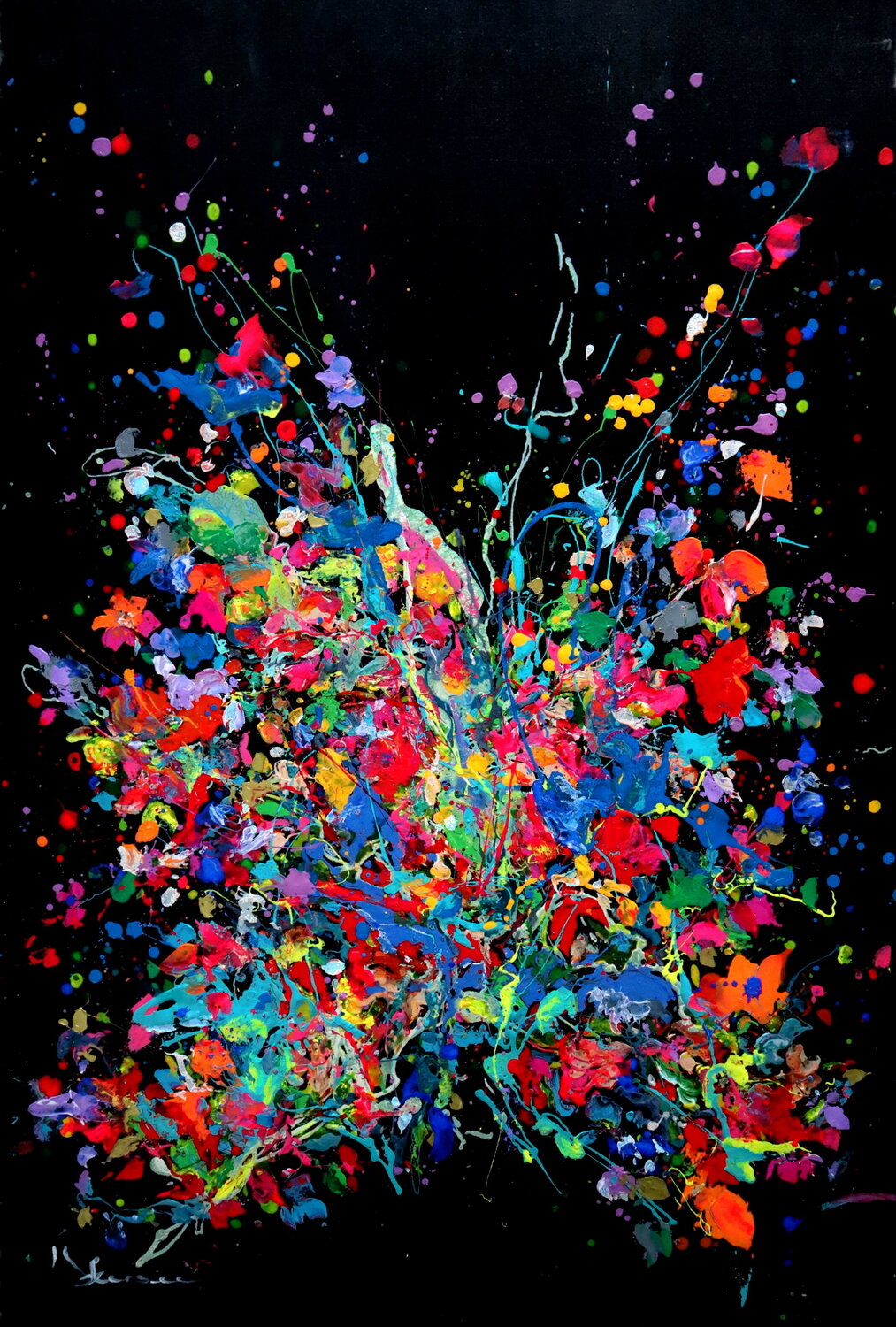 Night Flight Kspersee Original painting for sale