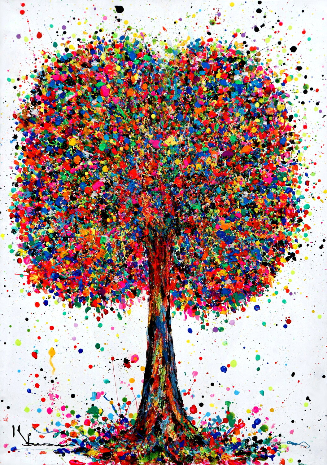 Spring tree Kspersee Original painting for sale