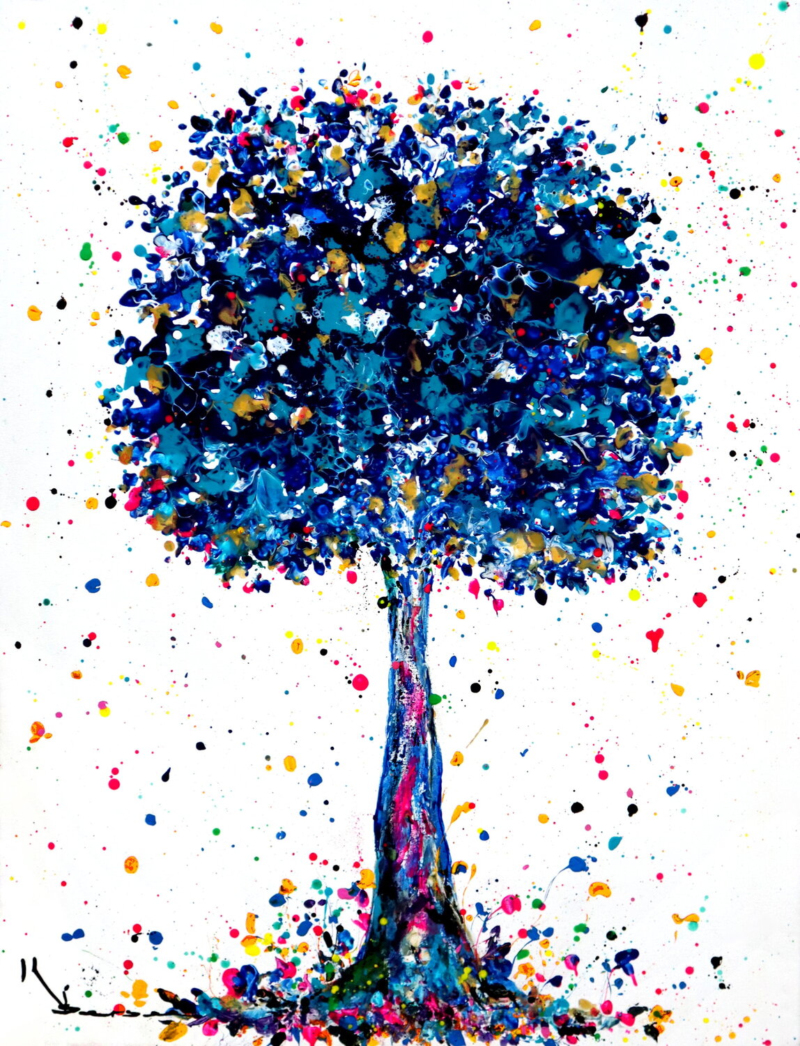 Tree of memory Kspersee Original painting for sale