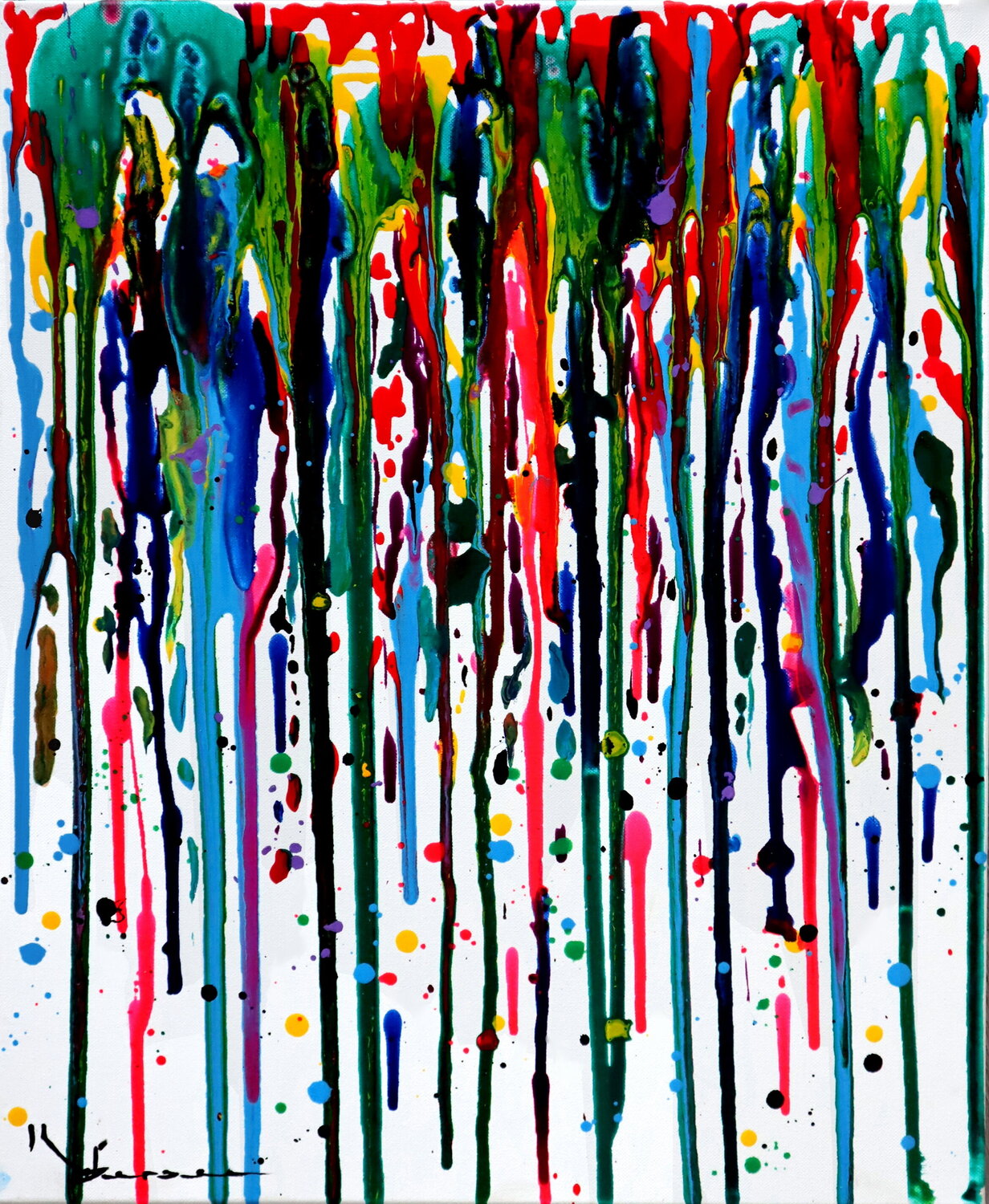 Pluie de joie Kspersee Original painting for sale