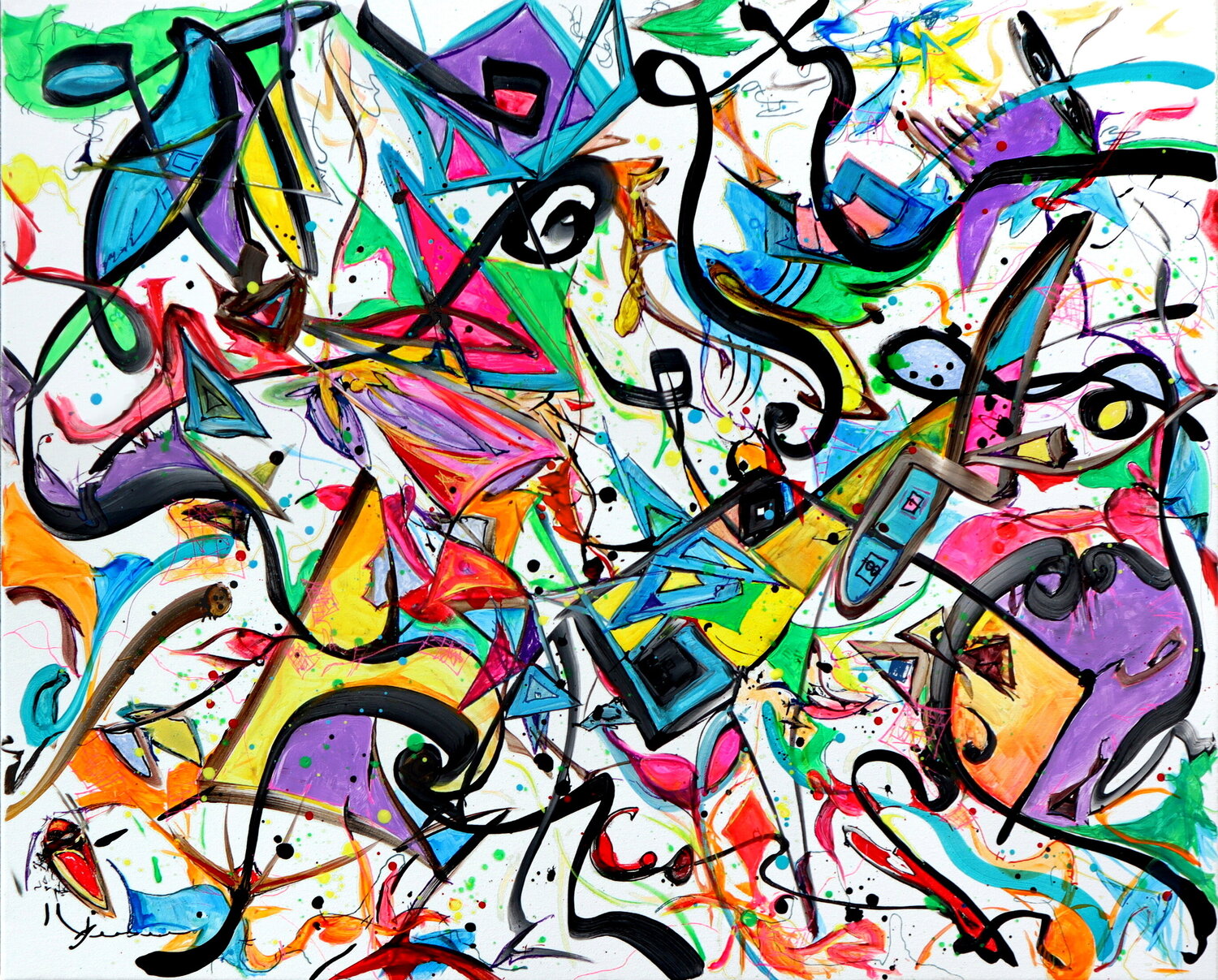 Cache-cache Kspersee Original painting for sale