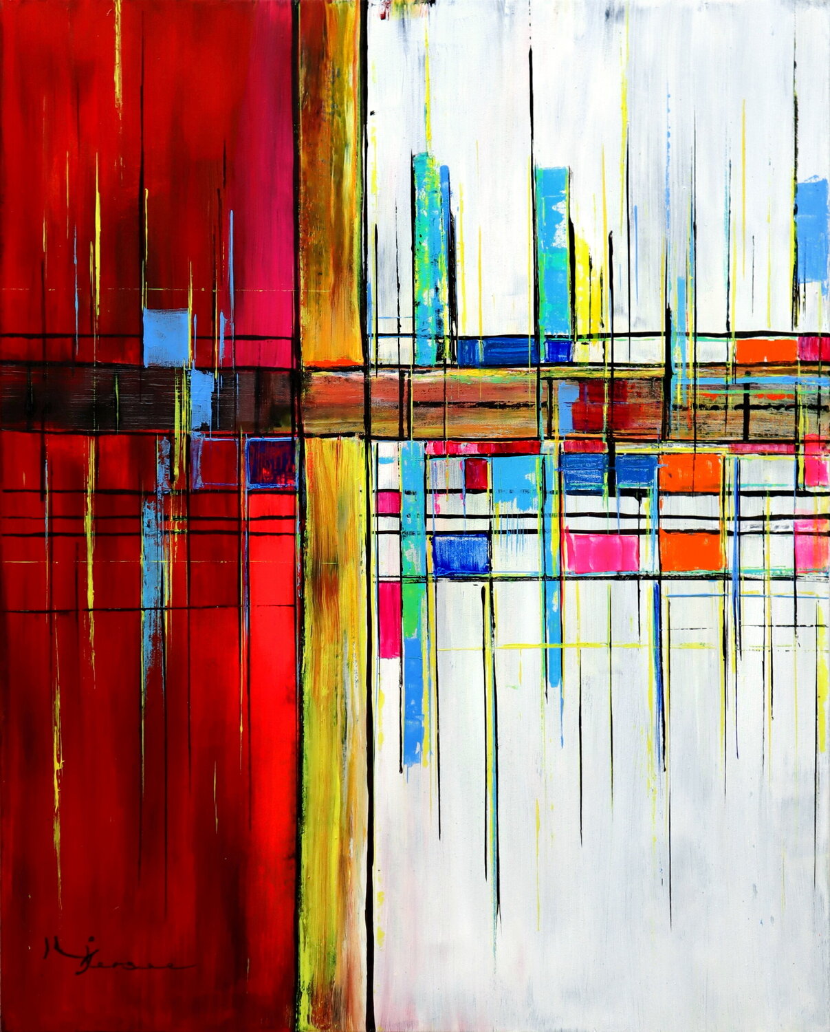 New York-N.1804 Kspersee Original painting for sale