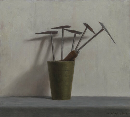 Scrapers by Harry Holland, Painting for Sale on Select
