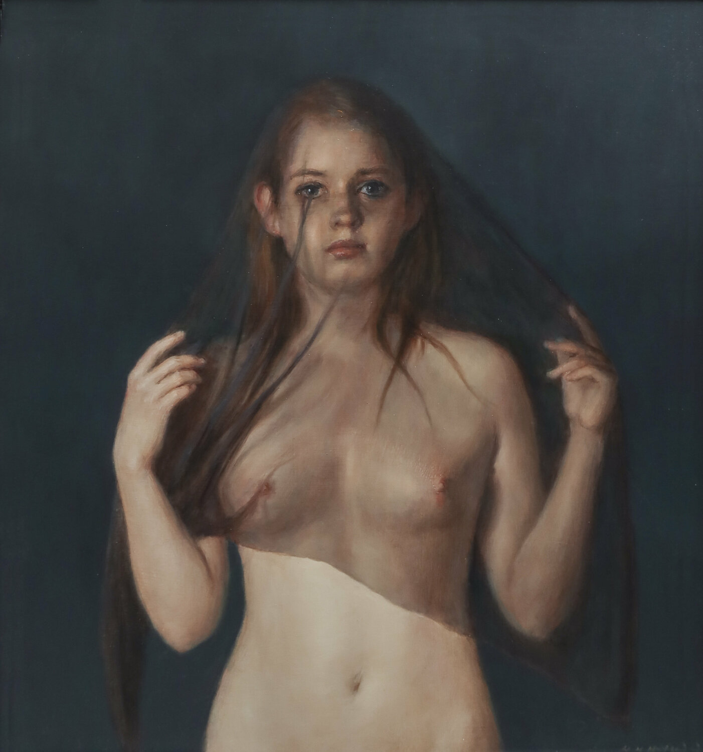 Black Veil Harry Holland Original painting for sale