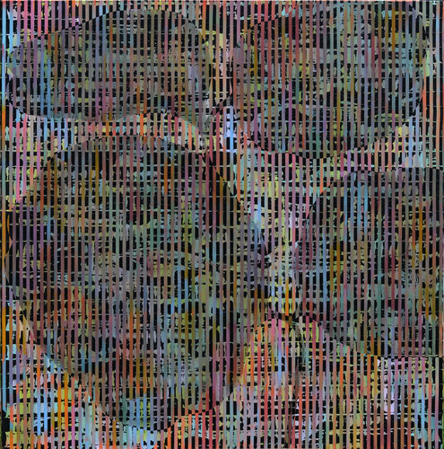 VARIATION VEGETALE 66.02-18 by Laurent Prudot, Painting for Sale on Select