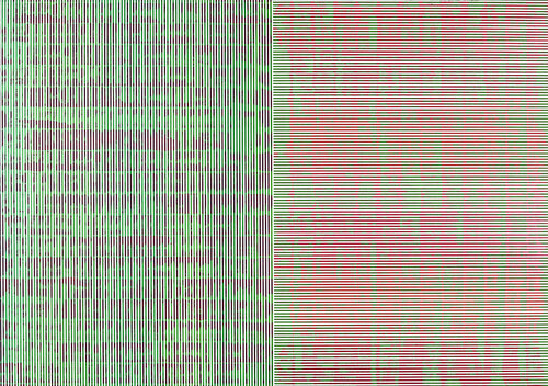 DOUBLE VIBRATION BICHROMATIQUE 03-2021 by Laurent Prudot, Painting for Sale on Select