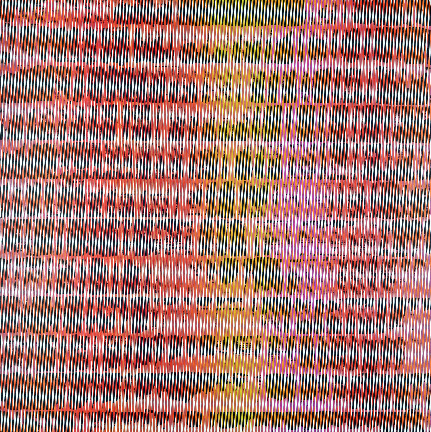 VIBRATIONNISME MULTICHROMATIQUE 07-2021 Laurent Prudot Original painting for sale