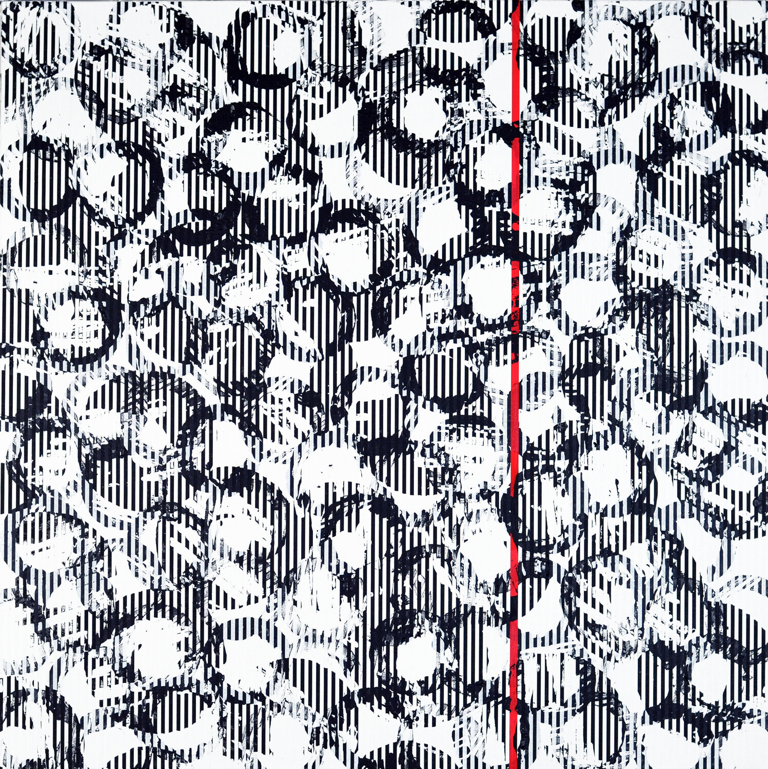 MTP-MONOCIRCLEROUND-02 Laurent Prudot Original painting for sale