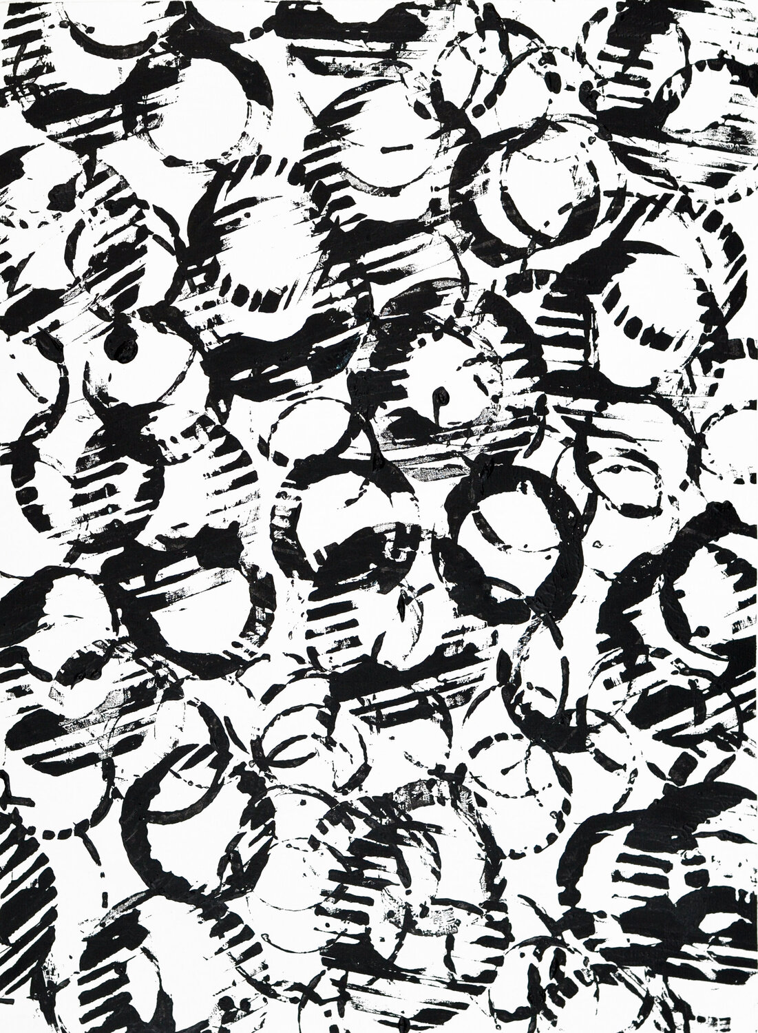 MTP-MONOCIRCLE-06 Laurent Prudot Original painting for sale