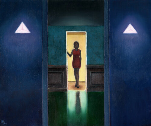 Triangles by Michaël Brack, Painting for Sale on Select
