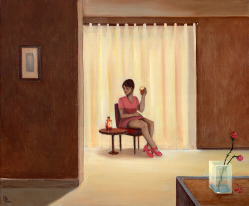 Heures vides by Michaël Brack, Painting for Sale on Select