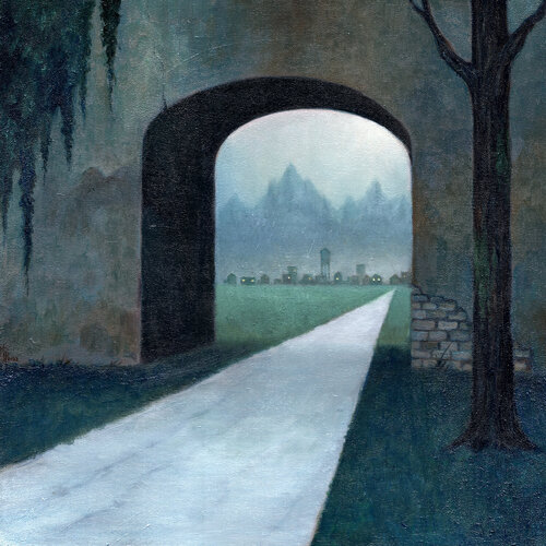 La Ville by Michaël Brack, Painting for Sale on Select