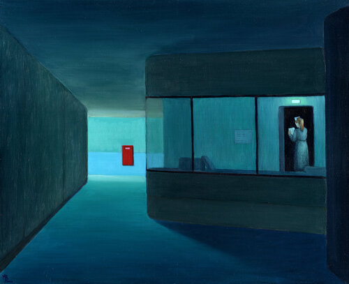Institut V by Michaël Brack, Painting for Sale on Select