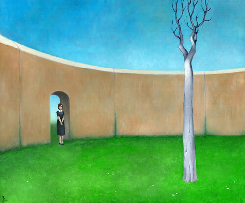 L'arbre by Michaël Brack, Painting for Sale on Select