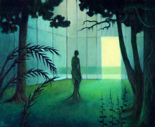 La serre by Michaël Brack, Painting for Sale on Select